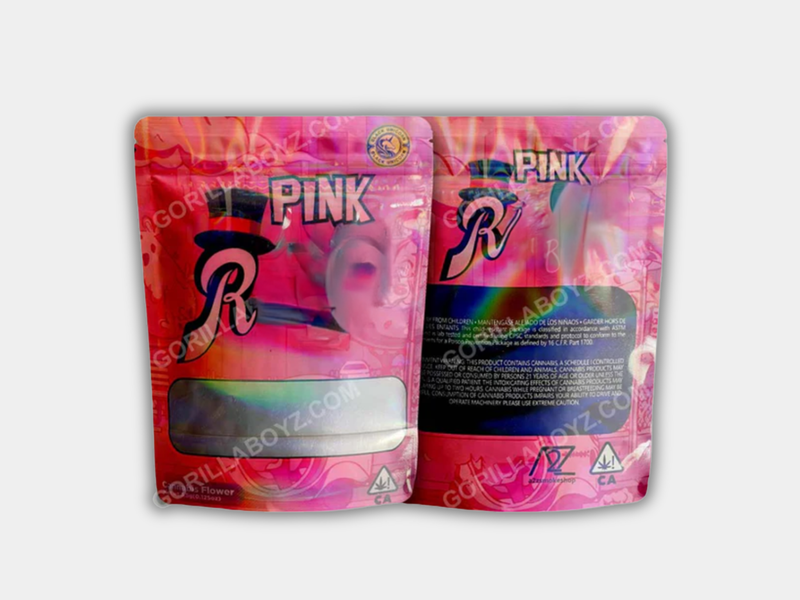 Pink 2023 version Mylar Bag 3.5 Grams