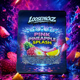 Pink Pineapple Splash Loosepackz 3.5G Mylar Bag (Label & Authenticity Stickers Included)