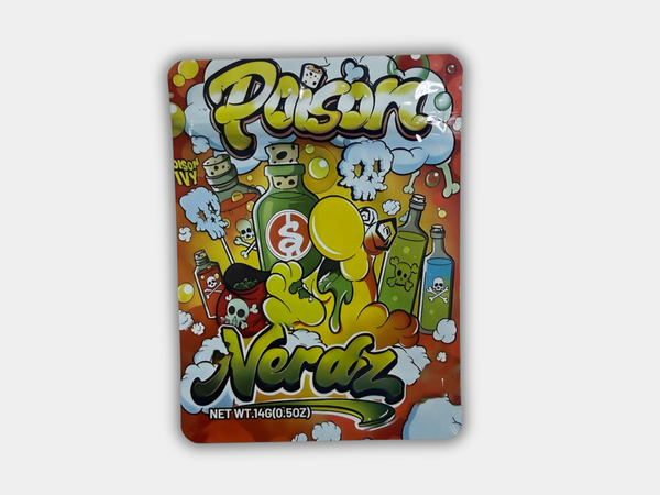 Poison Nerdz 14G (0.5oz) Mylar Bag