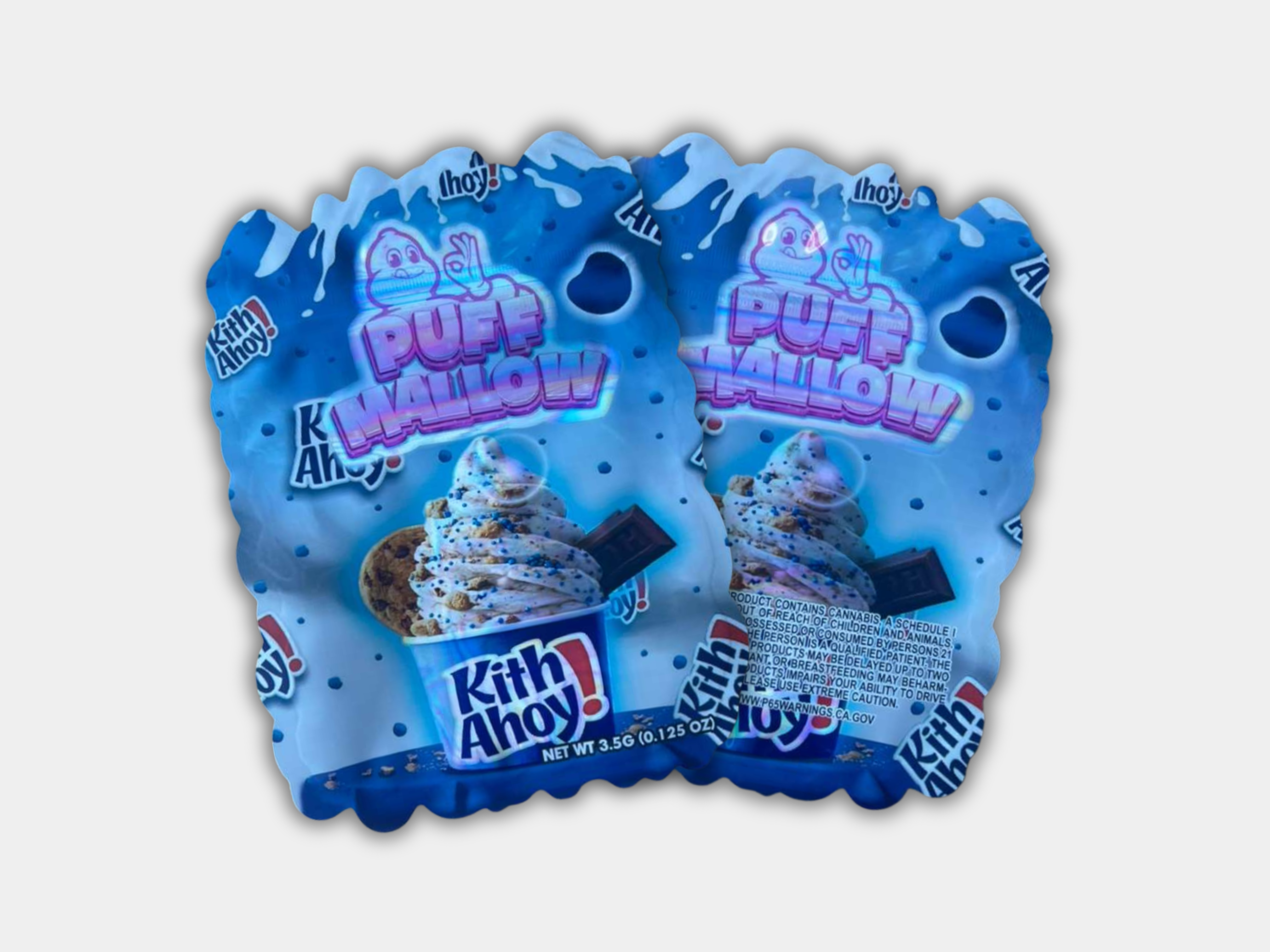 Puff Hallow Kith Ahoy 3.5G Mylar Bag | Smell-Proof Packaging – Gorilla ...