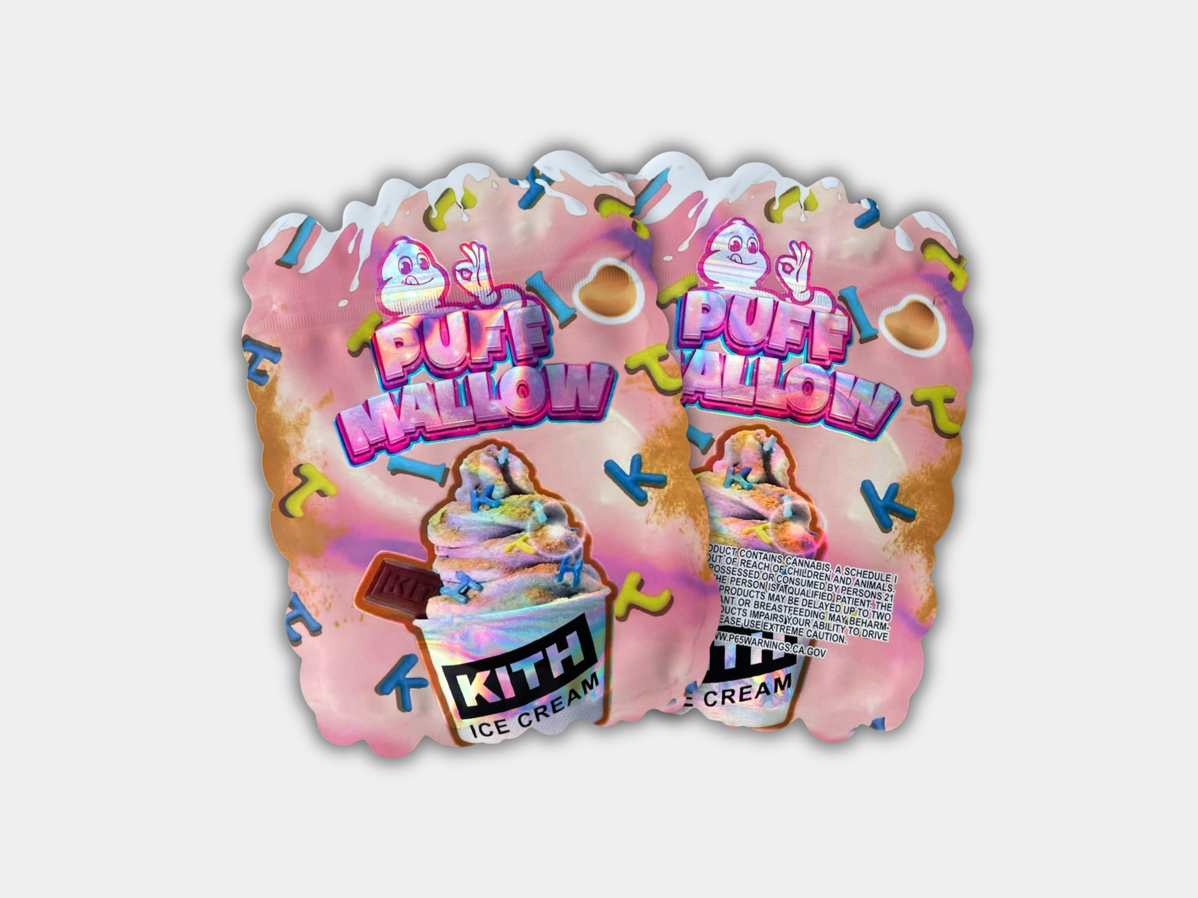 Puff Mallow Kith Ice Cream – 3.5G Mylar Bag | Smell Proof Packaging ...