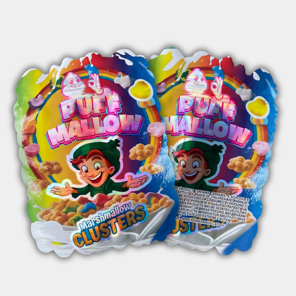 Puff Mallow Marshmallow Clusters – 3.5G Mylar Bag| Smell Proof