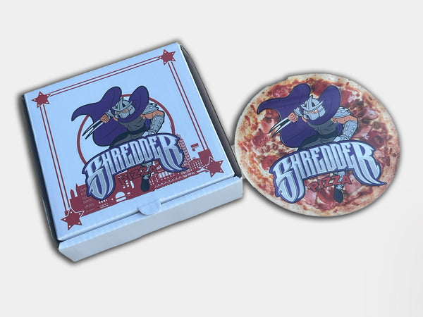 Shredder Pizza Box with Mylar Bag 3.5g Box Packaging