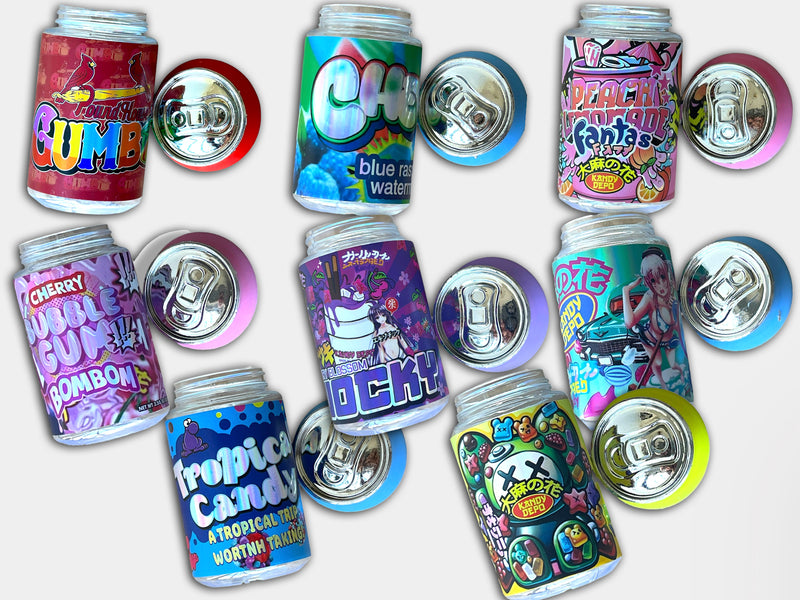 New 3.5g Soda Can Design Plastic Jars