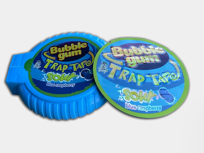 New 3.5g Trap Tape Bubble Gum Container with bag and Separate Sticker Seal