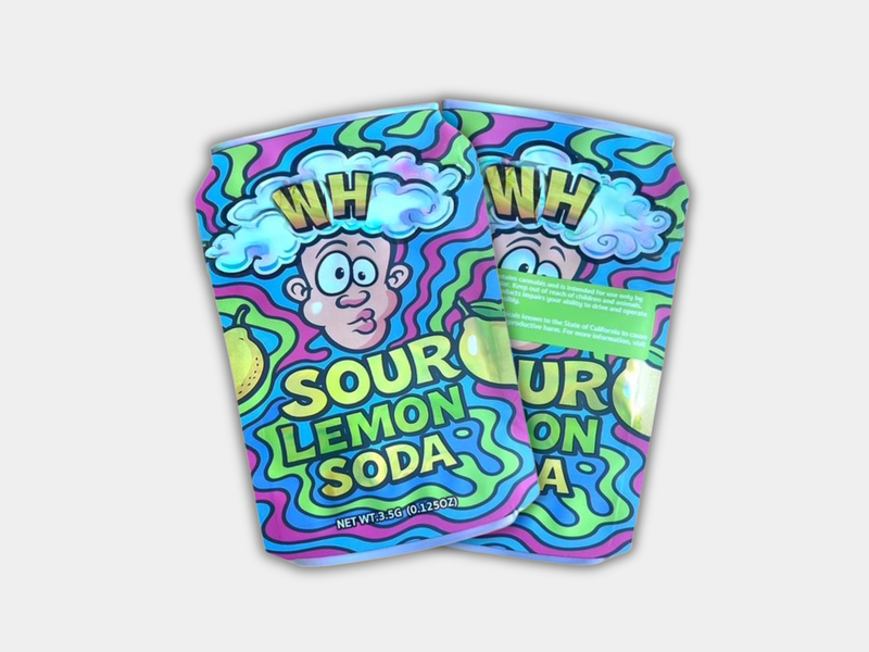 Sour Lemon Soda 3.5G Mylar Bag