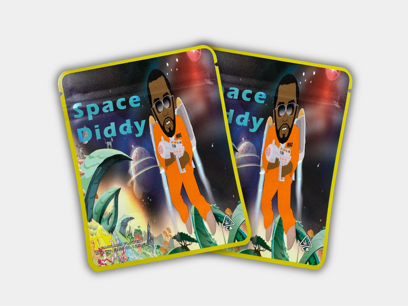 Space Diddy 3.5G Mylar Bag
