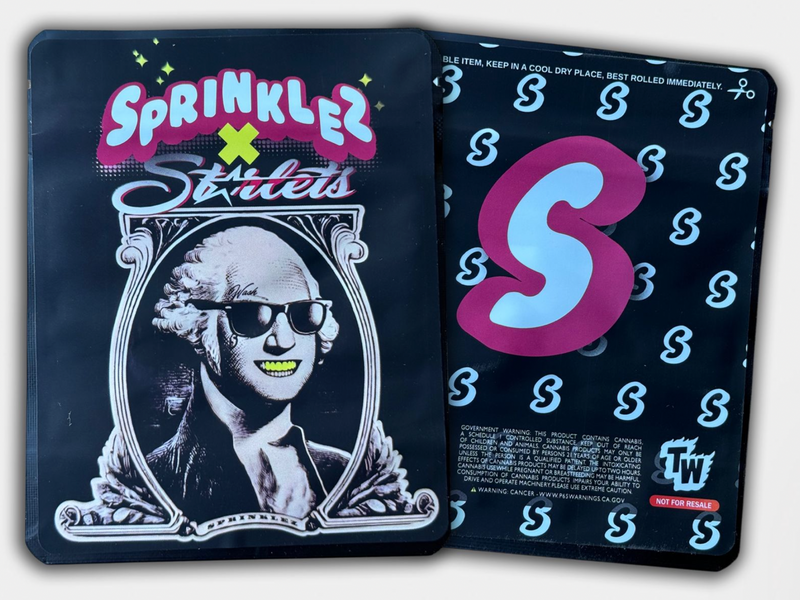 Sprinkelz x Starlets 3.5G Mylar Bag (Label & Authenticity Stickers Included)