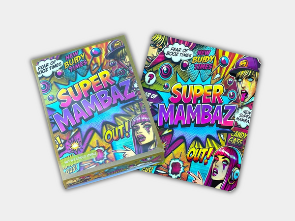 3D Super Mambaz Box with 3.5G Mylar Bag