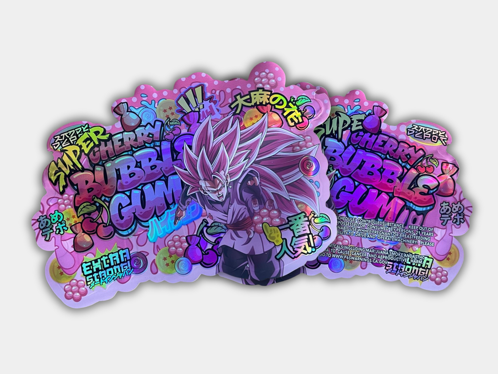 Super Cherry Bubblegum R 3.5G Mylar Bag | Smell-Proof Packaging