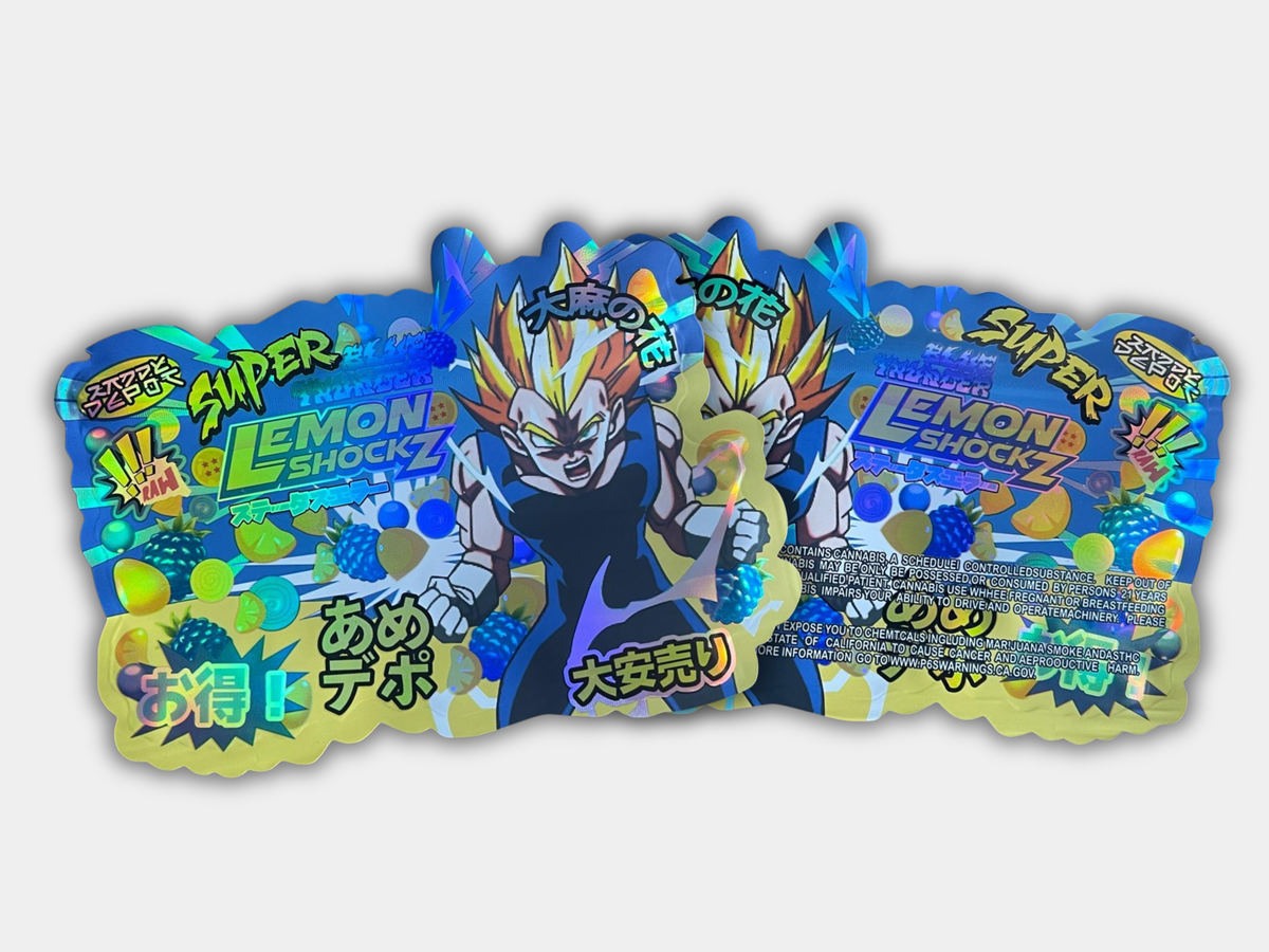 Super Lemon Shockz 3.5G Mylar Bag | Smell-Proof Packaging