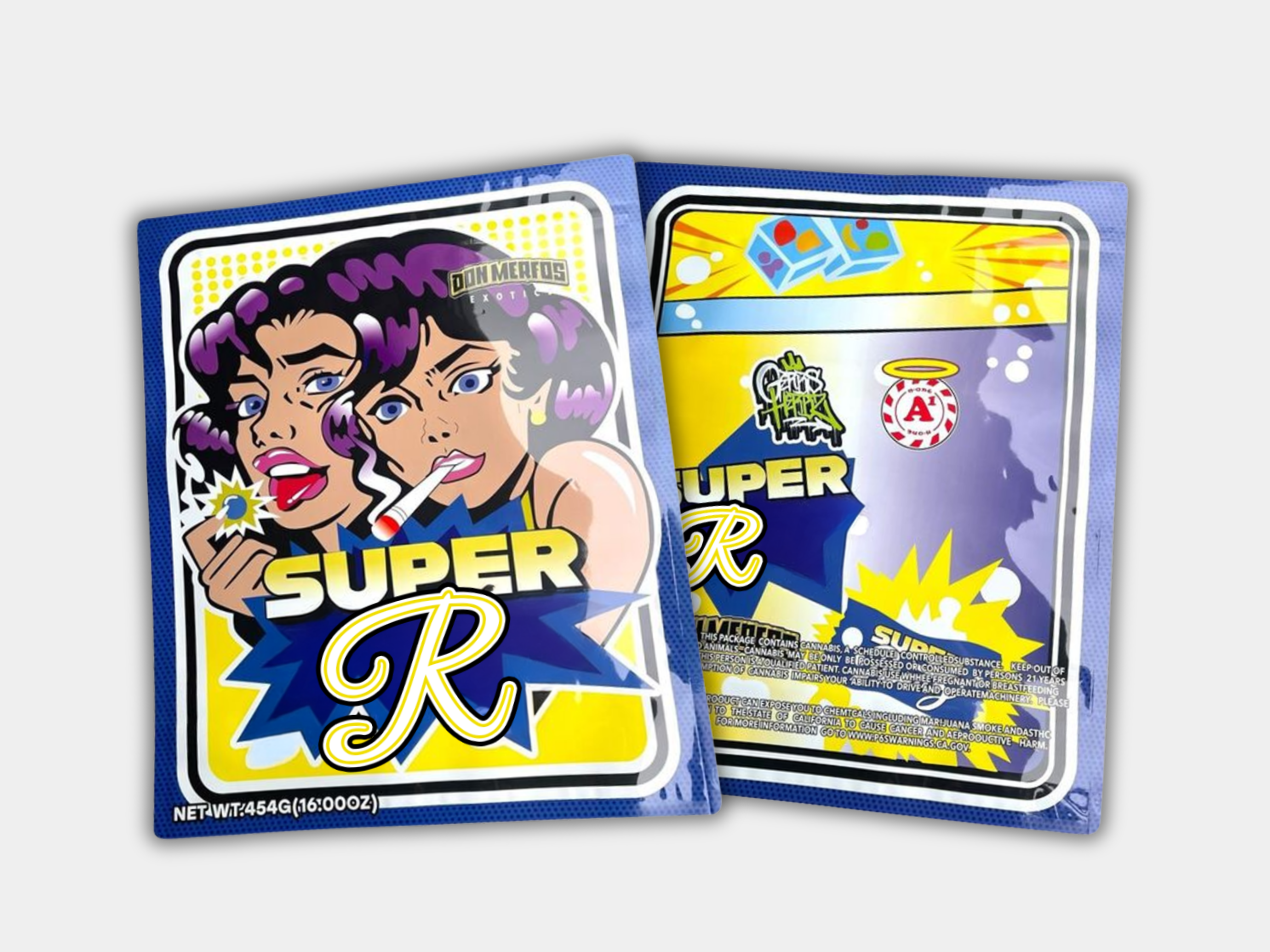 Super R Mylar Bag 16 Oz (1lb) | Smell-Proof Packaging – Gorilla Boyz Inc