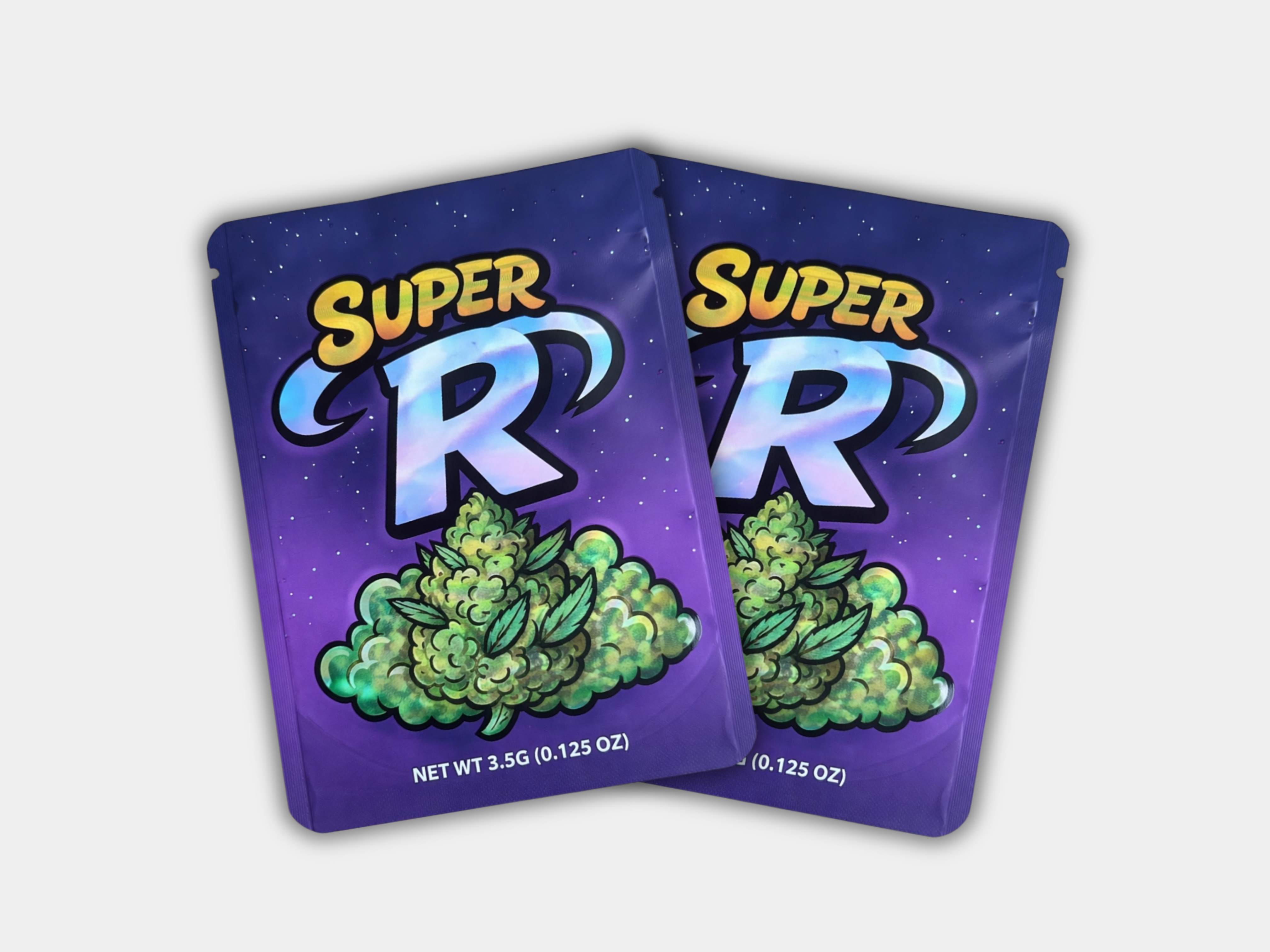 Super R 3.5G Mylar Bag | Smell-Proof Packaging – Gorilla Boyz Inc