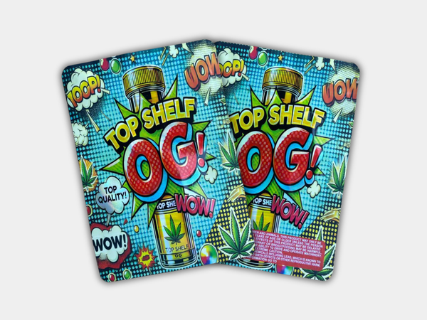 Top Shelf OG 14G (0.5oz) Mylar Bag