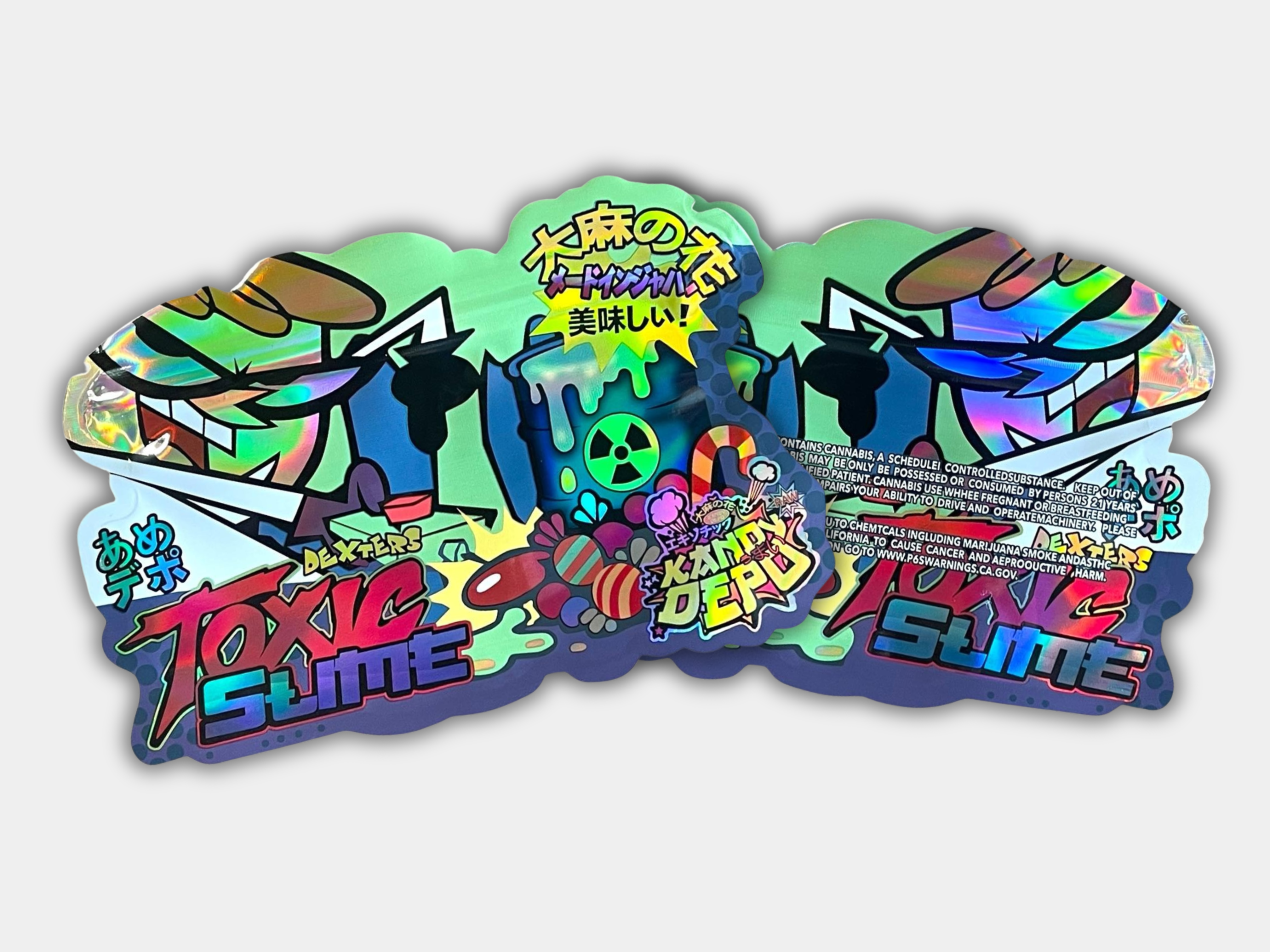 Toxic Slime 3.5G Mylar Bag | Premium Smell-Proof Packaging – Gorilla ...