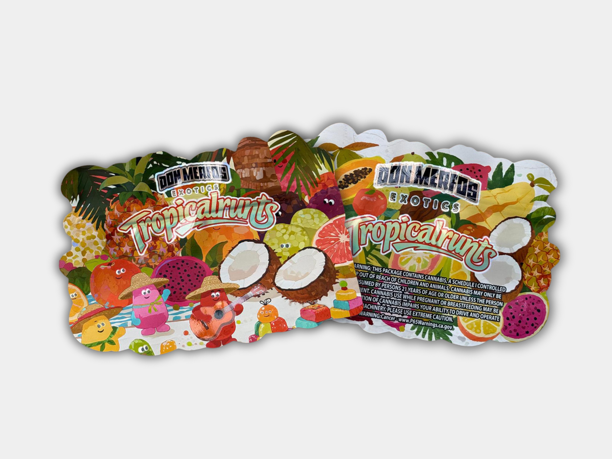 Tropical Runts Mylar Bag (3.5g) – Gorilla Boyz Inc