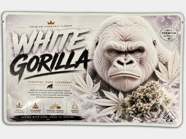 White Gorilla 7G Mylar Bag