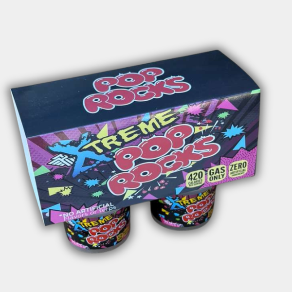 Xtreme Pop Rocks 4 Jar Set with Box (3.5g Yogurt Jar Set)| Gorilla