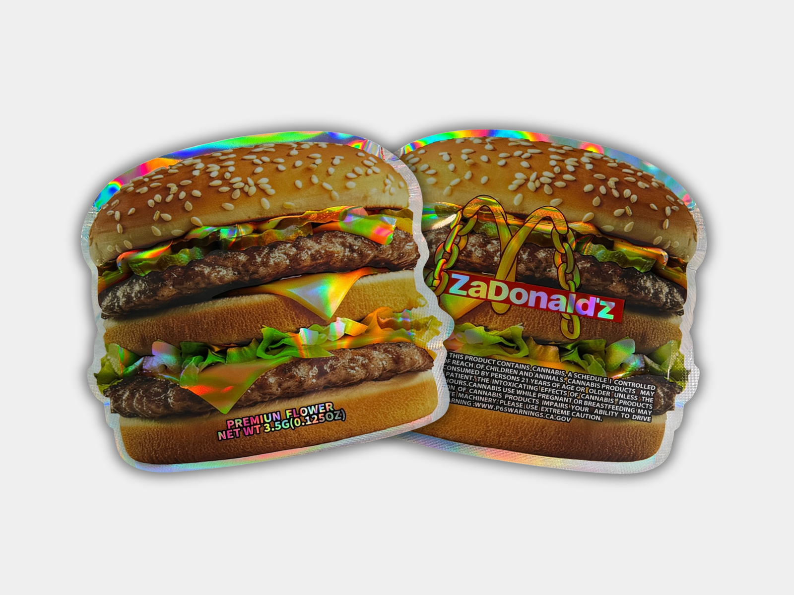 ZaDonald'z Big Smack Mylar Bag + Matching Box (3.5G) | Gorilla