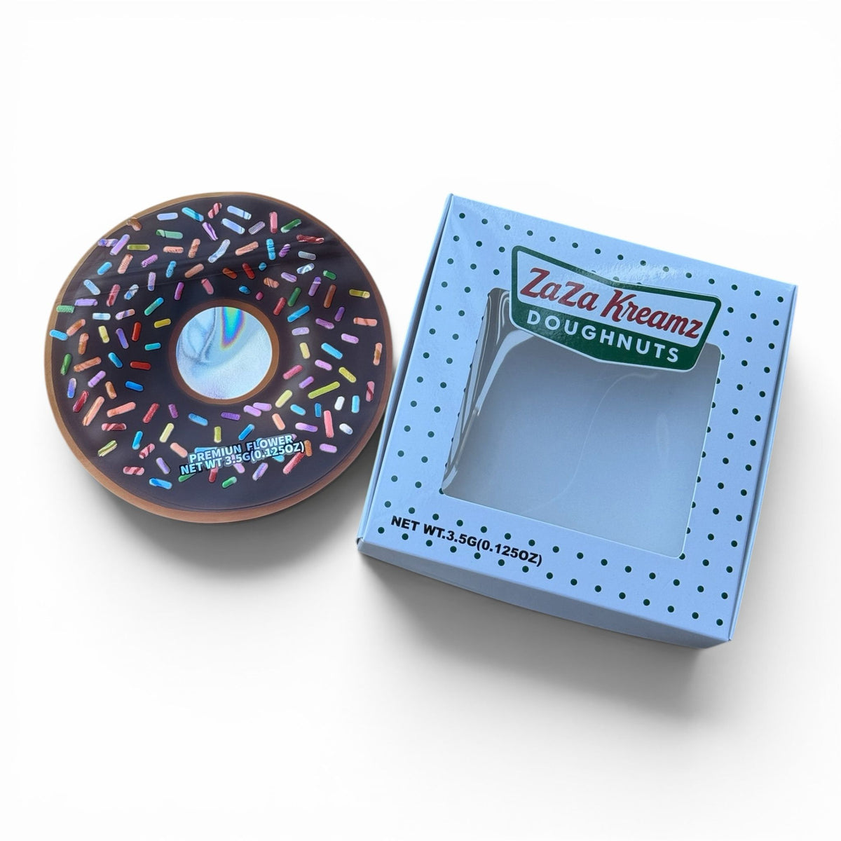 ZaZa Kreamz Doughnuts Mylar Bag + Matching Box (3.5G)| Gorilla