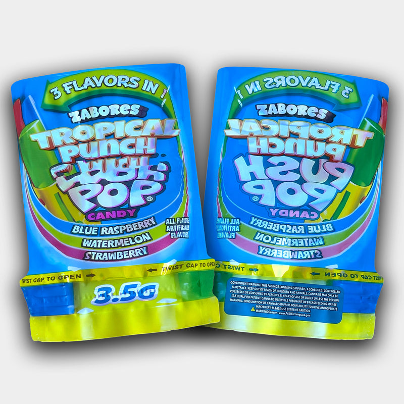 Zabores Tropical Punch P Pop Mylar Bag 3.5G 
