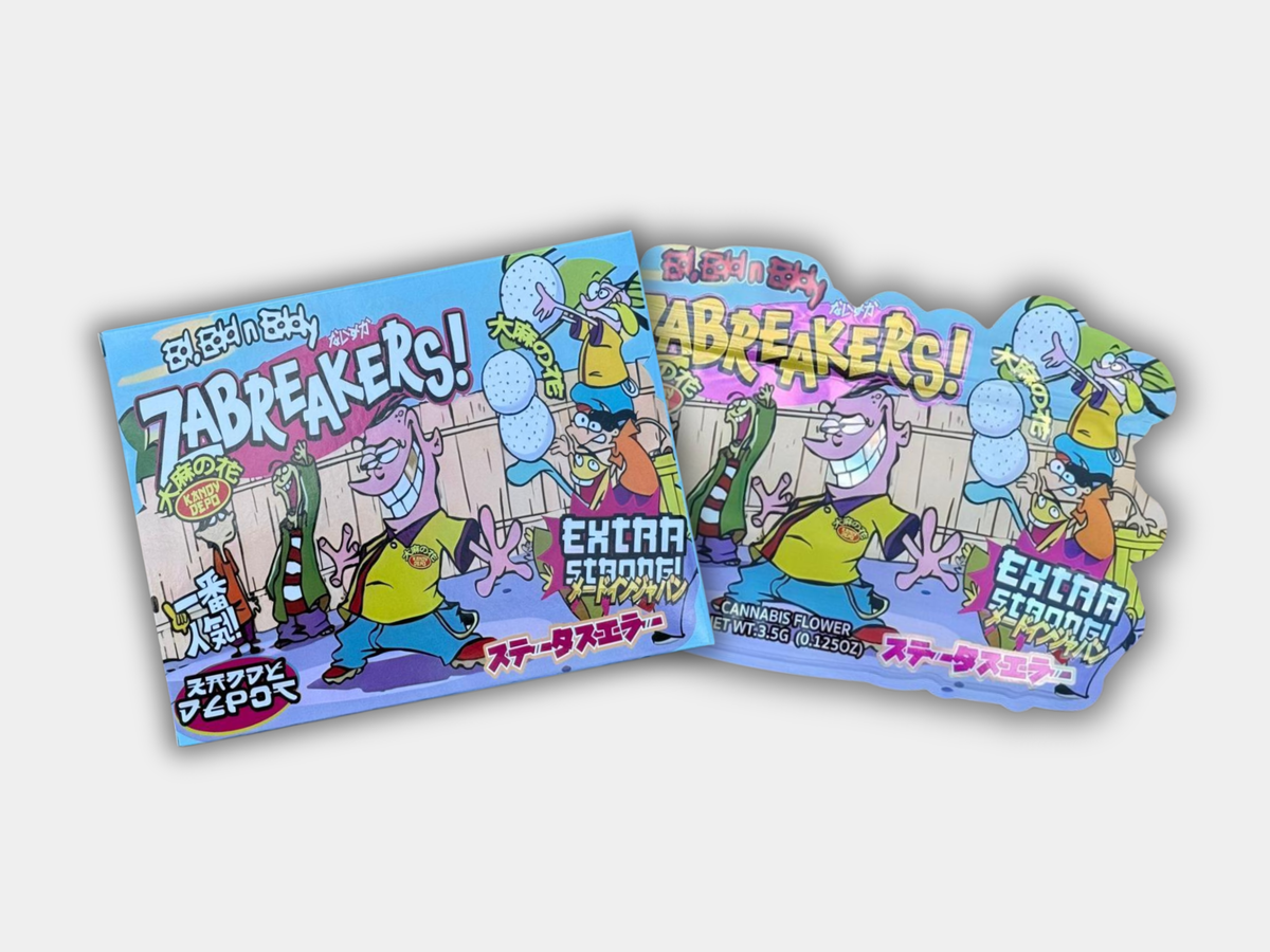 Zabreakers Mylar Bag + Matching Box (3.5G) | Gorilla Boyz
