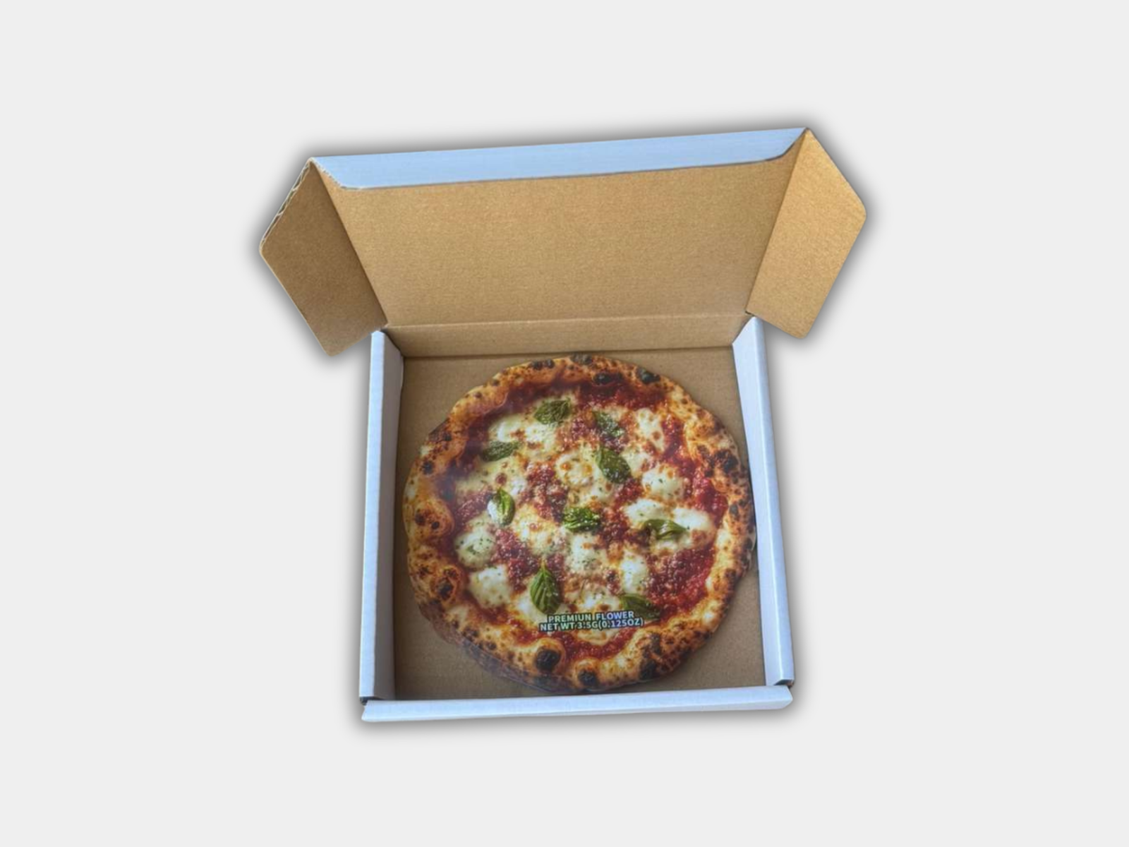 BALZAC バルザック 67 Mission ピザBOX Zaza Hut Pizza Box with Mylar Bag – 3.5G Box Packaging | Gorilla