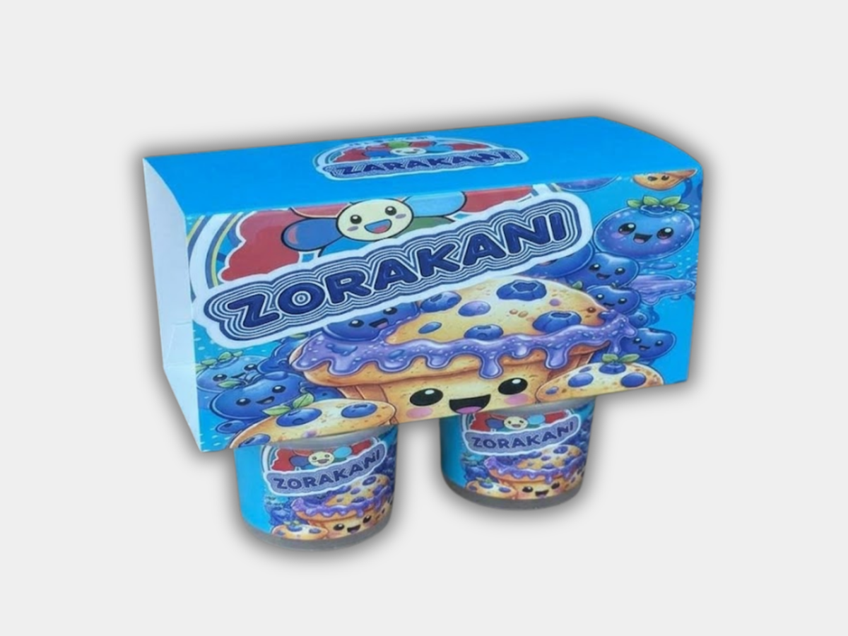 Zorakani 4 Jar Set with Box (3.5g Yogurt Jar Set)| Gorilla Boyz