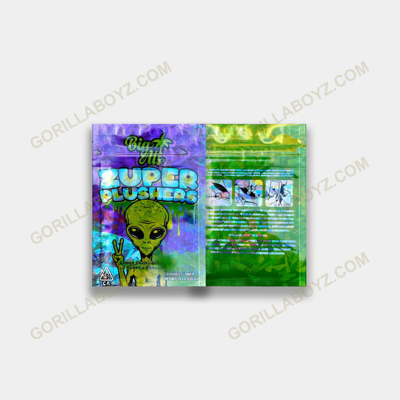 Zuper Plushers 1 gram mylar bags 