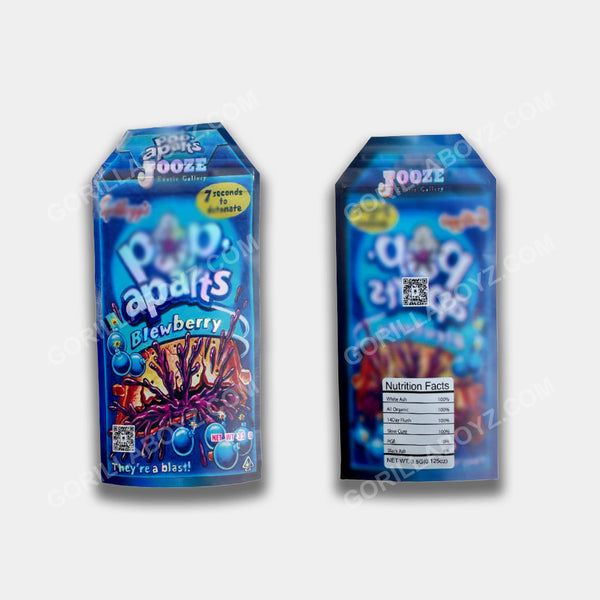 Aparts Blewberry 3.5 gram mylar bags