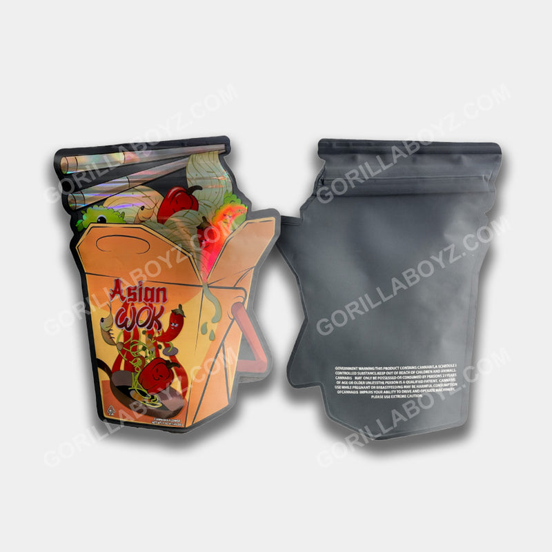 Asian Wok mylar bags 3.5 grams