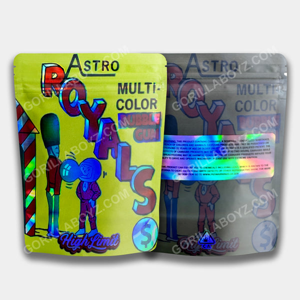 Astro Royals 3.5 gram mylar bags