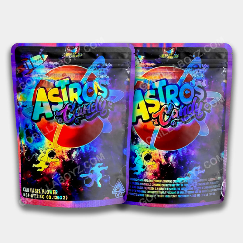 Astros Candy 3.5 gram mylar bags