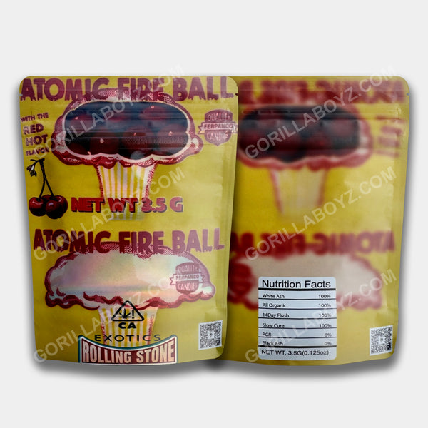 Atomic Fire Ball Mylar Bag 3.5 Grams