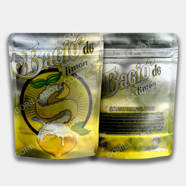 Bacio De Limon Holographic mylar bags 3.5 grams
