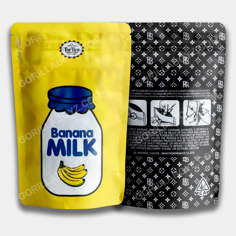 Banana Milk Mylar Bag 3.5 Grams
