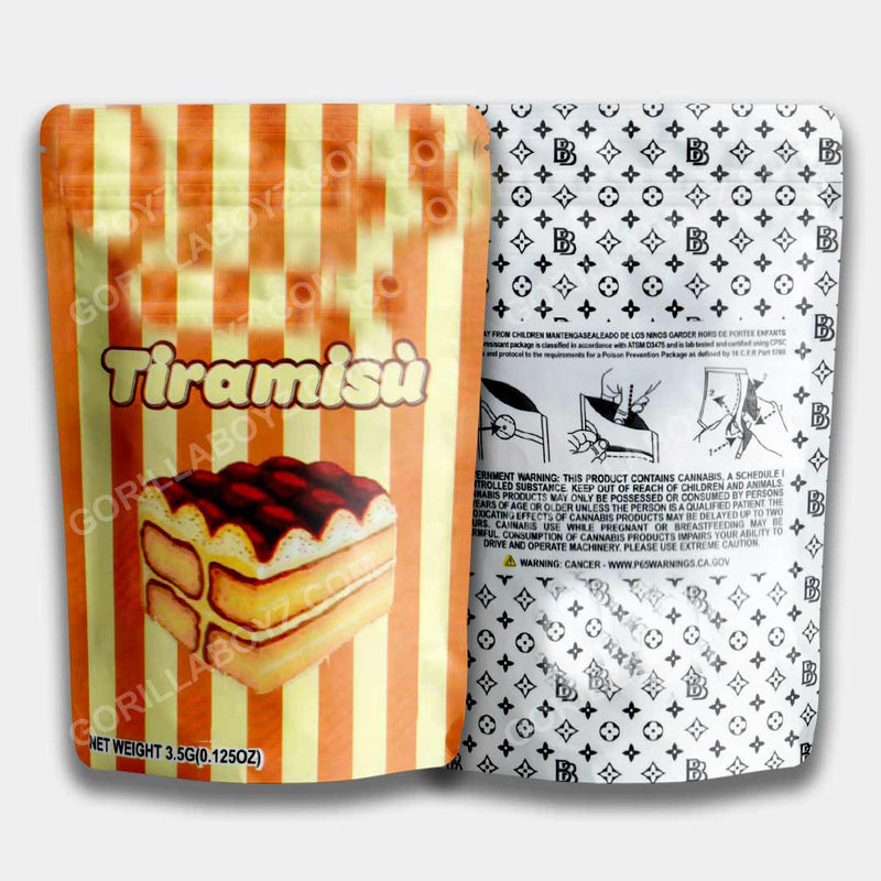 Tiramisu Mylar Bag 3.5 Grams