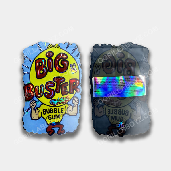 Big Buster Bubblegum 3.5 gram mylar bags