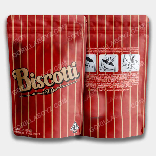 Biscotti Mylar Bag 3.5 Grams