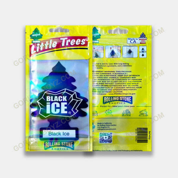 Black Ice 3.5 gram mylar bags