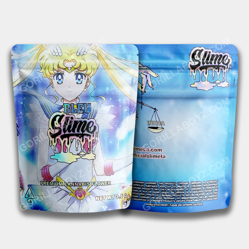 Bleu Slime mylar bags 3.5 grams