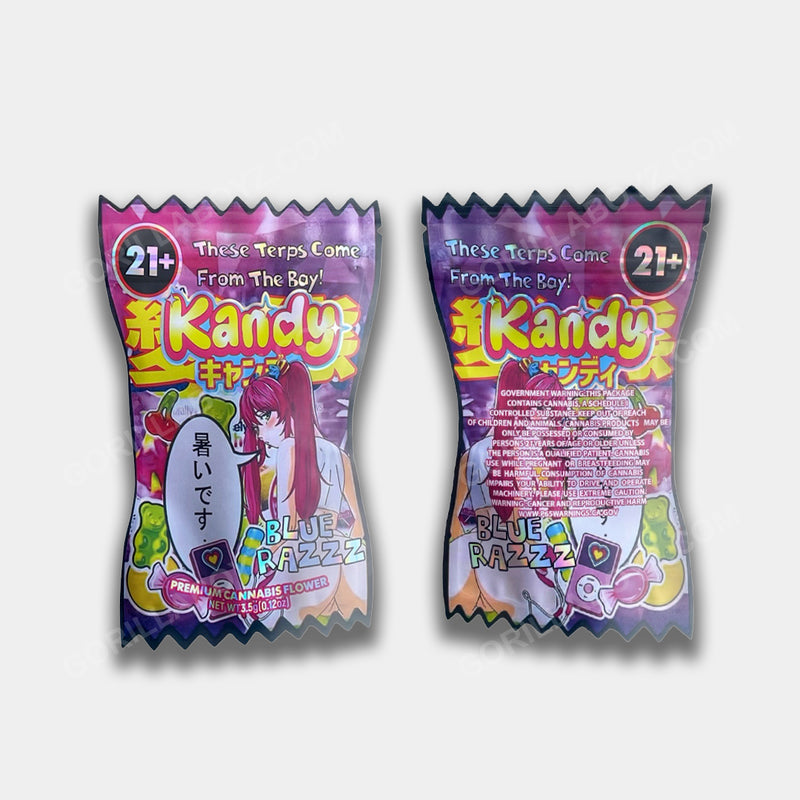 Kandy Blue Razzz Mylar Bag 3.5 Grams