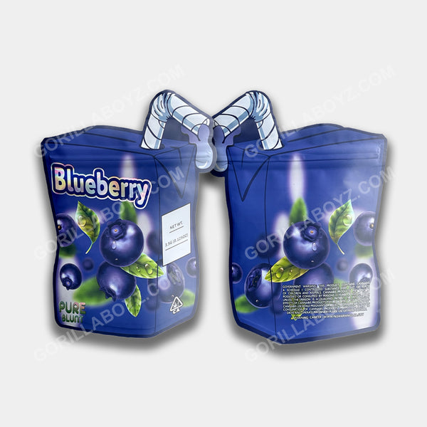 Blueberry mylar bags 3.5 grams