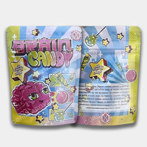 Brain Candy mylar bags 3.5 grams