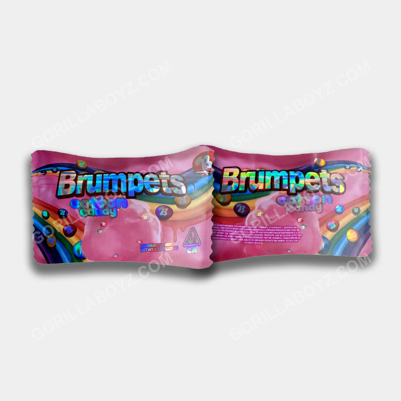 Brumpets Cotton Candy 3.5 gram mylar bags