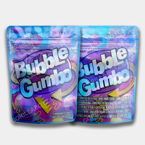 Bubble Gumbo mylar bags 3.5 grams