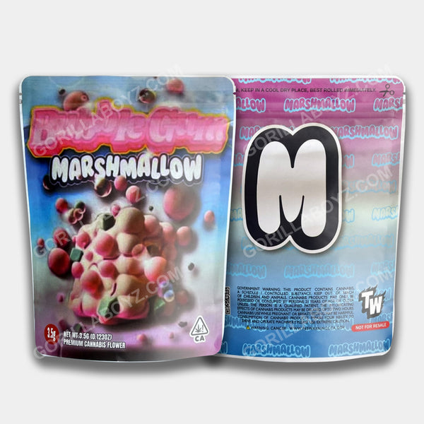 Bubblegum Marshmallow Mylar Bag 3.5 Grams