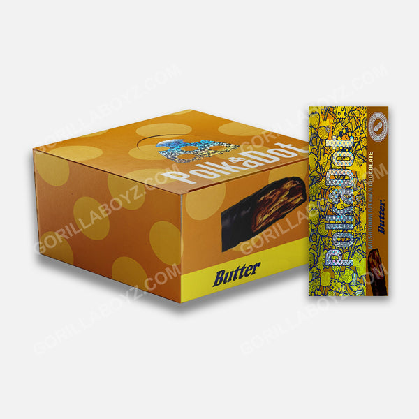 Butter polka dot packaging box