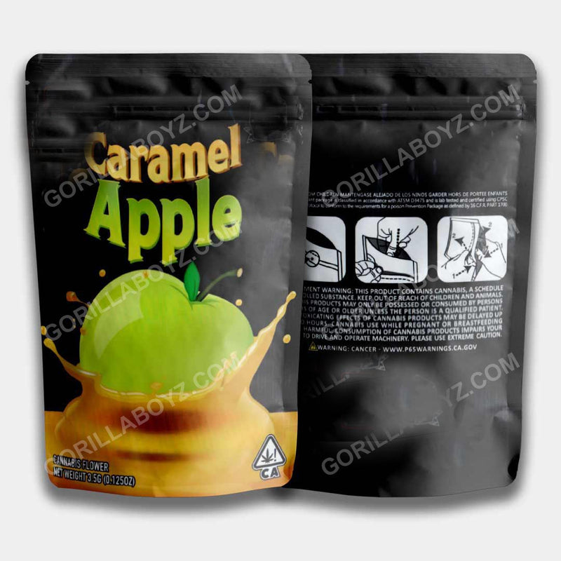 Caramel Apple Mylar Bag 3.5 Grams