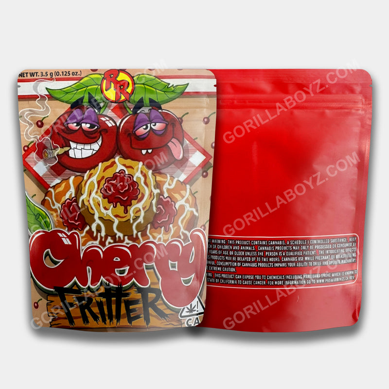 Cherry Fritter mylar bags 3.5 grams